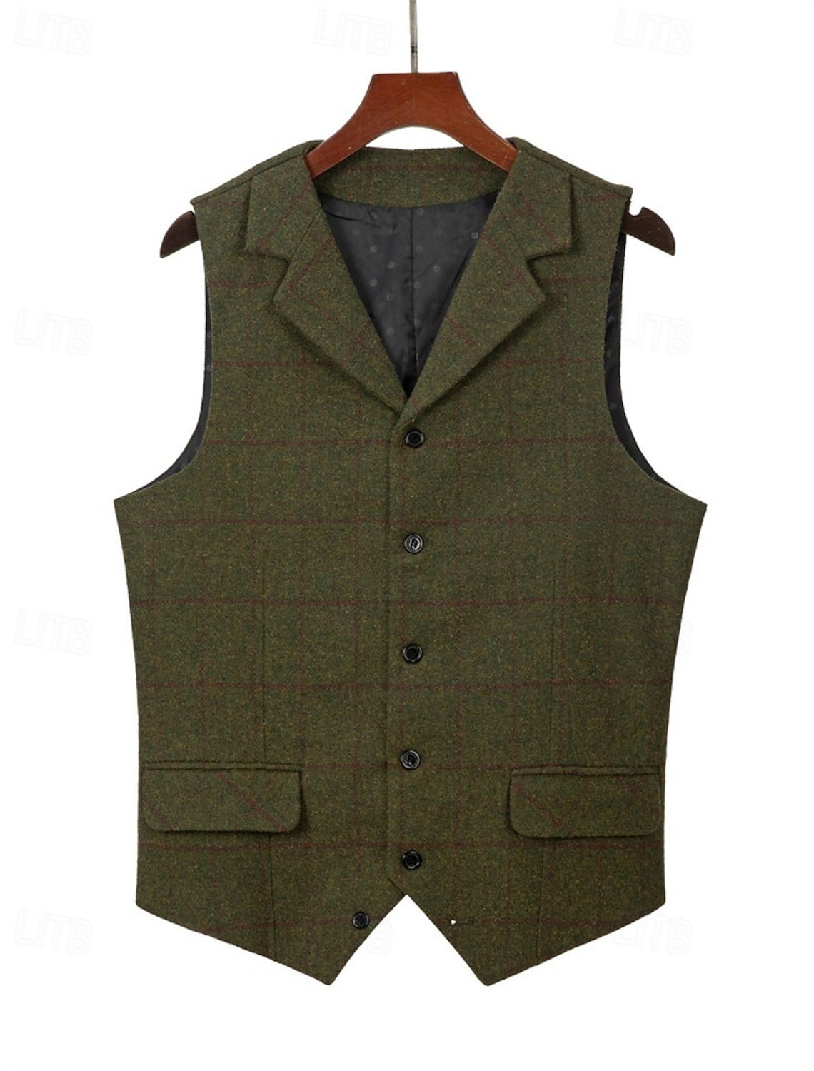 Gilet À Carreaux Pour Homme | Sans Manches