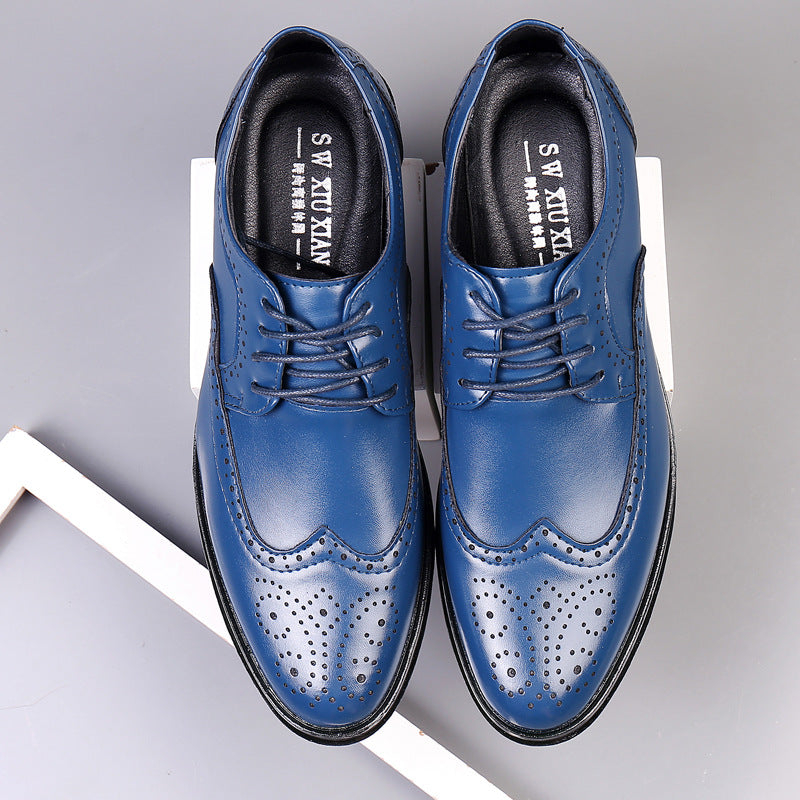 Chaussures Richelieu Classiques À Bout Golf Pour Homme | À Lacets