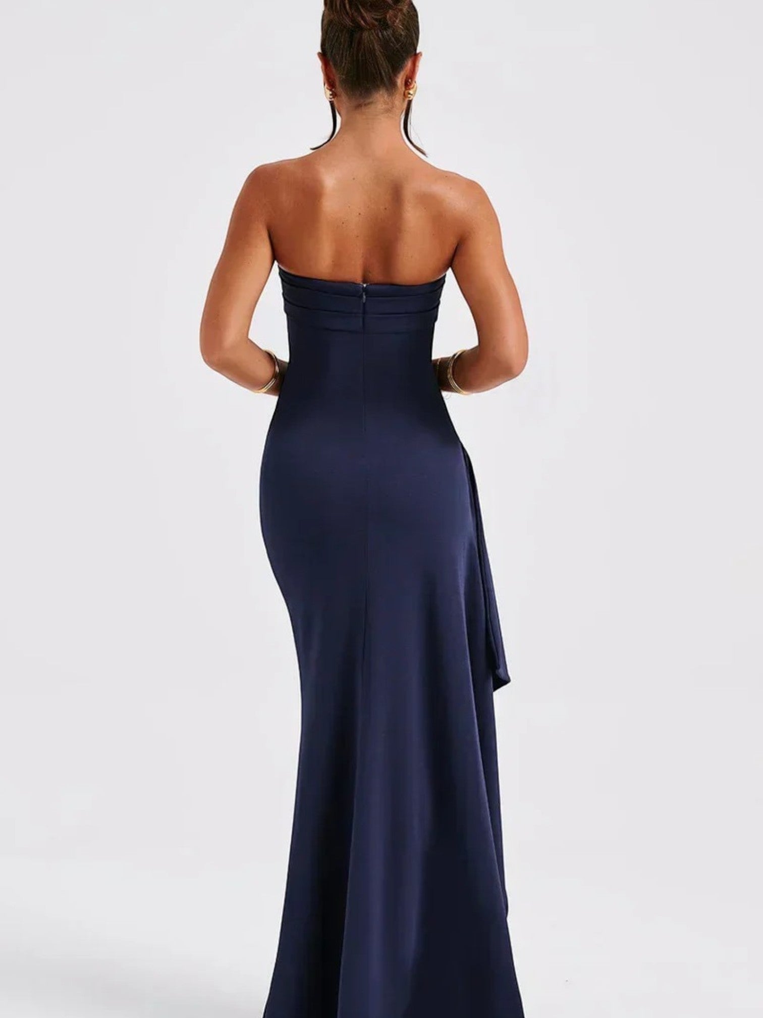 Delphine | Robe Élégante Sans Bretelles Pour Femmes | Maxi