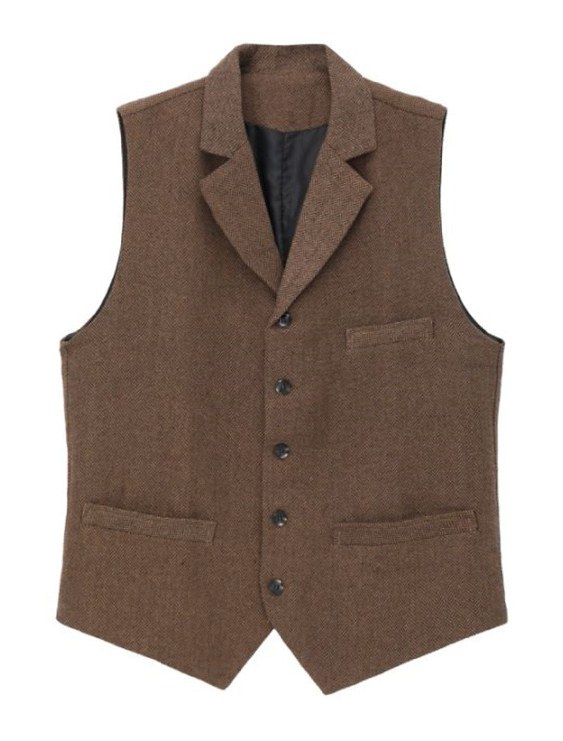 Gilet Boutonné Pour Homme | Sans Manches